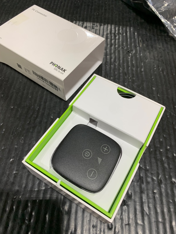 Photo 1 of Phonak TV Connector - Official Wireless Bluetooth Streamer for Marvel, Paradise, Lumity, Life, Infinio Hearing Aids | TV Audio Adapter with Optical & Analog Cables | Direct Sound Streaming Device