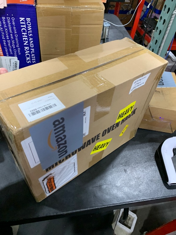 Photo 1 of Expandable Microwave Stand, Heavy Duty 3-Tier Adjustable Microwave Oven Rack Shelf with 8 Hooks & 2 Holders, Space-saving Kitchen Counter Shelf for kitchen organizers and storage, 200lbs Capacity