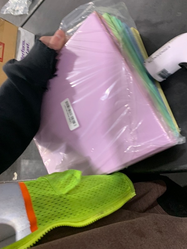 Photo 1 of 0.5 inch 3-Ring Binder, 1/2 inch Round Ring Binder with 2 Inside Pockets, Clear View Cover Binders Holds 8.5'' x 11''Paper?PVC Free, Pastel Color Binders for Office/Home/School Supply, 6 Pack