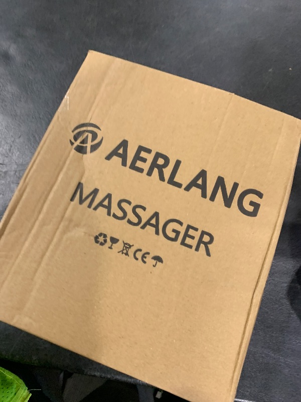 Photo 1 of AERLANG Massage Gun with Heat Deep Tissue Back Massager Neck Massager for Pain Relief,Muscle Percussion Massage Gun, Birthday Gifts for Men Women Dad him Handheld Message Gun with 7Heads&Silent