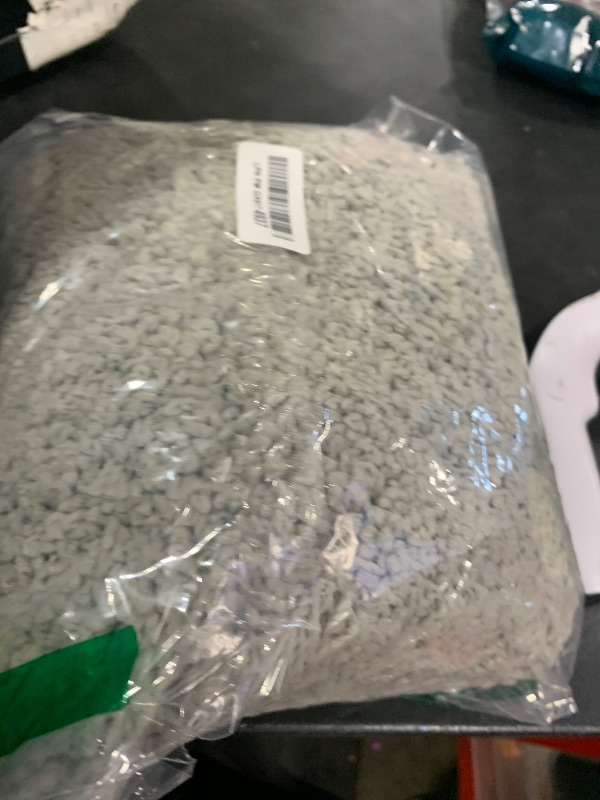 Photo 1 of Disolla Grey Bathroom Rug 17x24 - Non-Slip Plush Small Bath Mat, Highly Absorbent & Ultra Soft Fluffy Floor Mat, Machine Washable for Shower and Tub