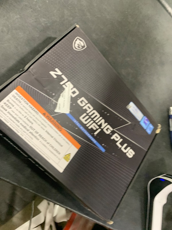 Photo 1 of MSI Z790 Gaming Plus WiFi-AMZ Gaming Motherboard (Support 14th/13th/12th Gen Intel Processors, LGA 1700, DDR5, PCIe 5.0, M.2 Slots, 2.5Gbps LAN, USB 3.2 Gen2, Wi-Fi 6E, Bluetooth 5.3, ATX)