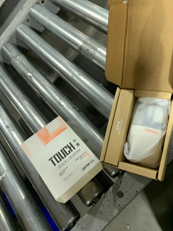 Photo 1 of LOFREE Touch PBT Wireless Mouse with USB Receiver, Bluetooth, Wired Connection, Rechargeable, 4000 DPI with OLED Screen Compatible with Glass Surface for Mac Windows PC Notebook/Block Retro Grey