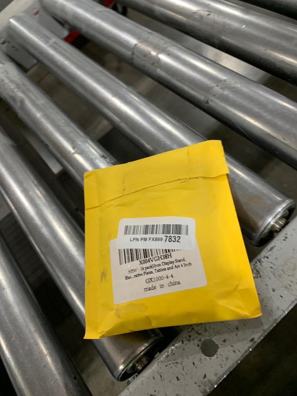 Photo 1 of (4 pack)Iron Display Stand, Black Iron Easel Plate Display Photo Holder Stand, Displays Picture Frames, Decorative Plates, Tablets and Art 4 Inch