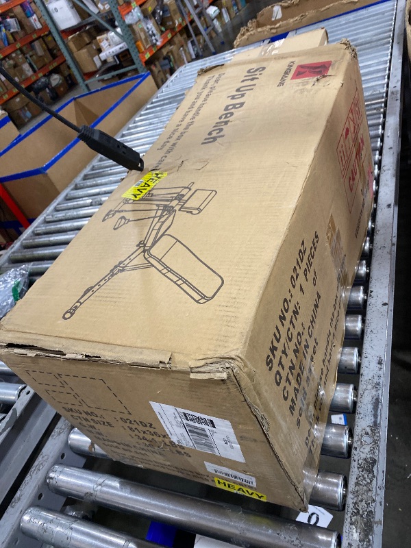 Photo 1 of Adjustable Weight Bench - Utility workout Benches for Exercise, Free Installation Design for Portable Fitness Strength Training Equipment at Home Gym