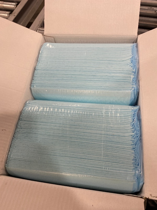 Photo 1 of 100 Count 22” x 22” Super Absorbency Disposable Underpads, Leakproof Quick Drying Disposable Pads for Baby, Puppy and Adults, Puppy Pads, Cat Pee Pads for Dogs, Potty Puppy Training Pads