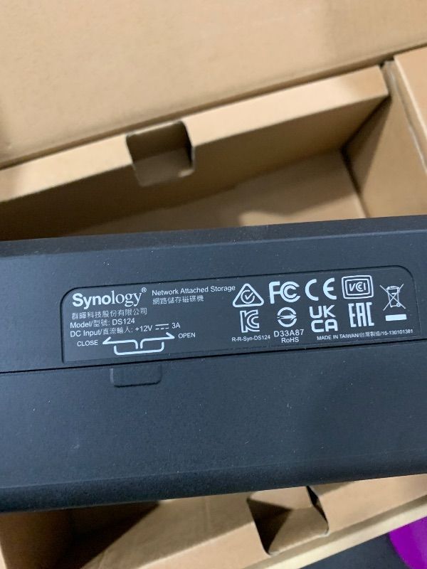 Photo 1 of Synology 1-Bay DiskStation DS124 (Diskless)