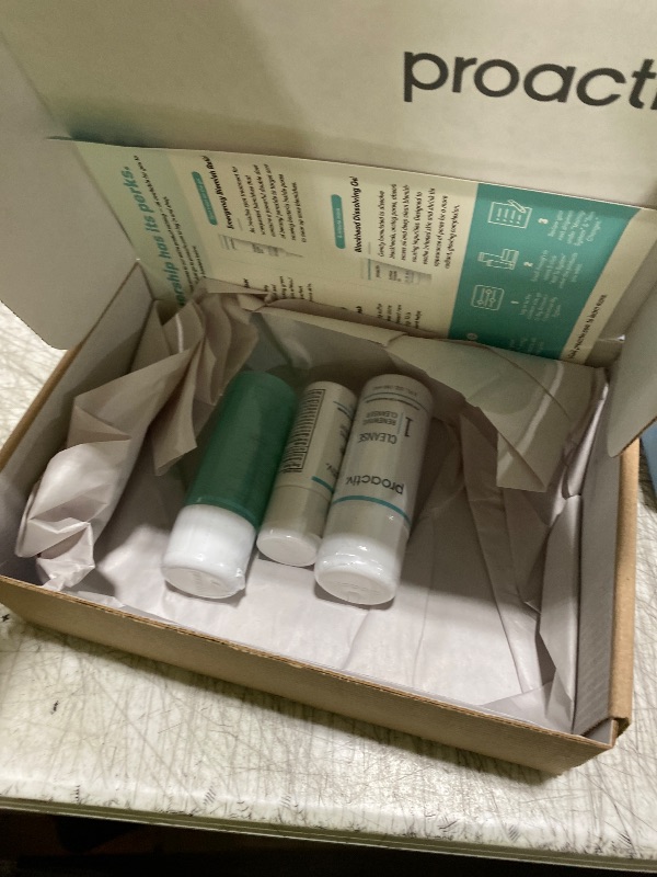 Photo 1 of Proactiv 3 Step Acne Treatment - Benzoyl Peroxide Face Wash, Repairing Acne Spot Treatment for Face and Body, Exfoliating Toner - 30 Day Complete Acne Skin Care Kit