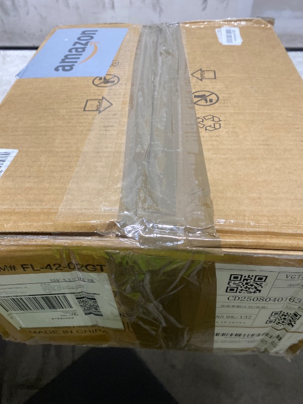Photo 1 of **********MISSING PARTS*******
LANMEL 42'' Ceiling Fan with Lights and Remote, Low Profile Modern Ceiling Fan Gold Transparent, 6 Speed, Reversible, 3000k-6000k LED, Quiet DC Motor for Indoor Outdoor Bedroom Living Room