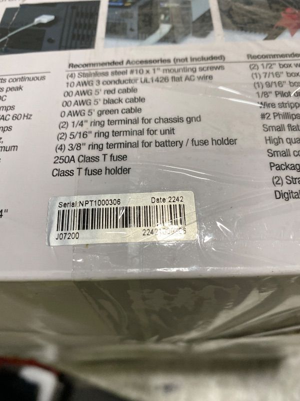 Photo 1 of ProMariner 07200 Inverter, 2000W, 12V Pure Sine