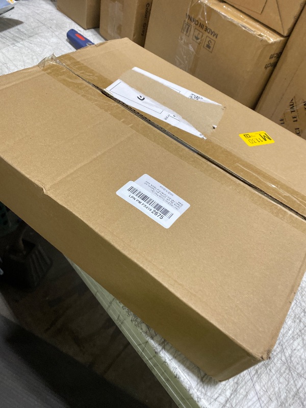 Photo 1 of Moquin Brushed Gold Double Door Handle Set for Front Door, Gold Classic Double Front Door Lock Set with Dummy, Reversible Handle Lever for Entrance Exterior Doors, Satin Brass