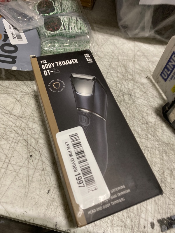 Photo 1 of LGTGH Body Trimmer for Men: Pubic Hair Trimmer with Mirror & LED, IPX7 Waterproof Electric Shaver for Pubic Hair