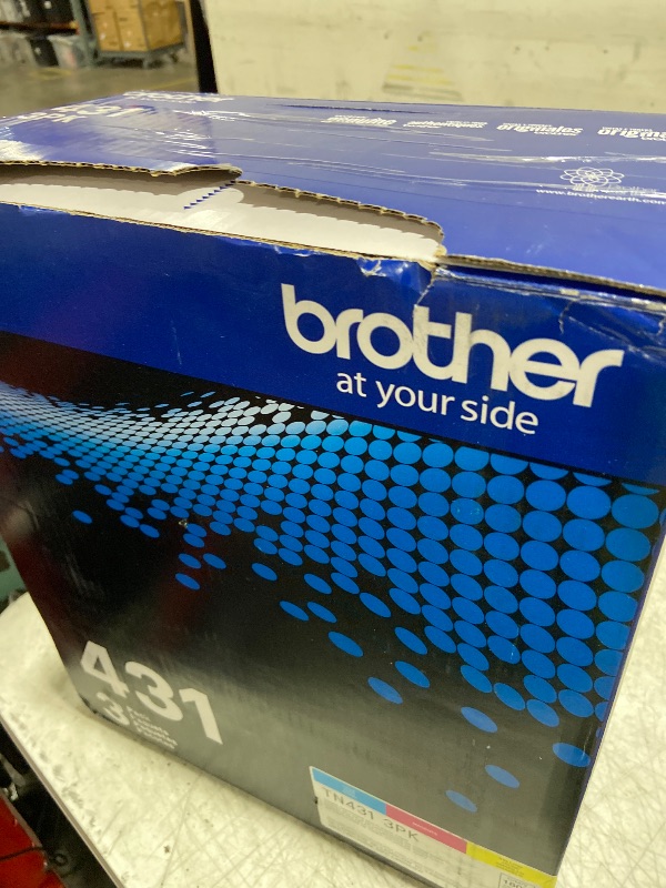 Photo 1 of Brother TN-431 3PK, Cyan, Magenta, Yellow, Standard Yield, Model: TN4313PK