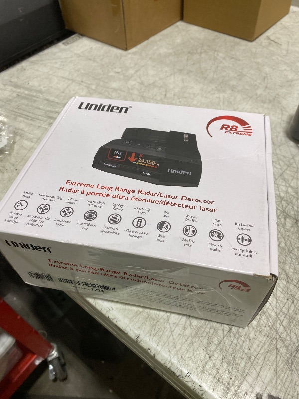 Photo 1 of Uniden - R8 Radar Detector - Black