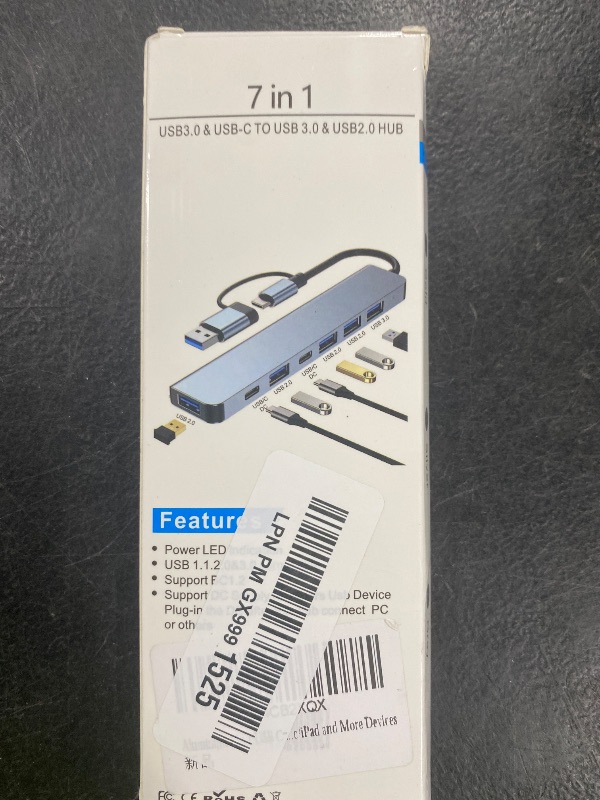 Photo 1 of ?Upgrade? USB C/USB Hub, BERLAT Aluminum 7 in 1 USB C & USB Hub with USB 3.0, USB 2.0 Ports for PC/Laptops/MacBook Pro/Air/iMac/iPad and More Devices