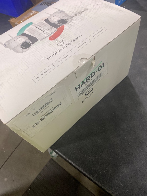 Photo 1 of COOAU 4MP Cameras for Home Security, Solar Security Camera Wireless Outdoor System,4 Cam-Kit,360° Pan & Tilt,Color Night Vision,Motion Detection,No Monthly Fee,Siren Alarm,IP66,64GB Memory Card
