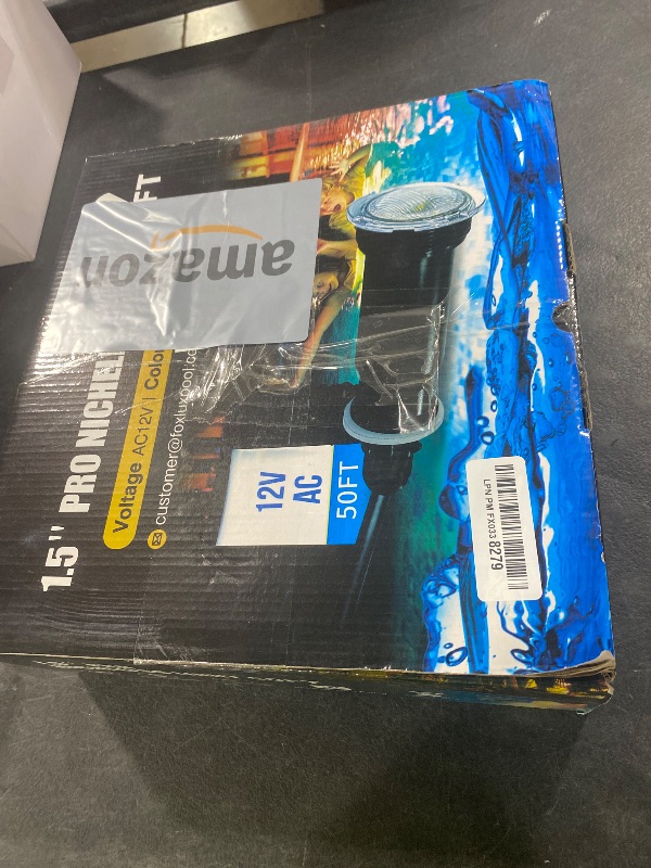 Photo 1 of NON-FUNCTIONAL, PARTS ONLY-----------Generalman Pool Lights for Inground Pool, Direct Replacement for Pentair GloBrite, 1.5 Inch LED Color Inground Pool & Spa Light, IP68 Waterproof, AC12V, 50 ft Cord