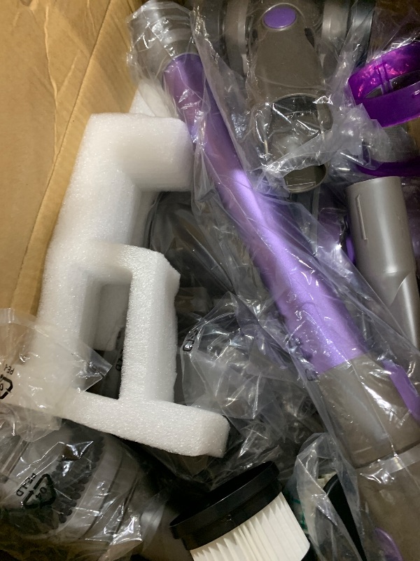 Photo 1 of MBTTODF Cordless Vacuum Cleaner,Vacuum Cleaner for Home with Brushless Motor,Stick Vacuum with Self-Standing and Touch Screen,Hardwood Floor Vacuum for Pet Hair,Carpets(Deep Purple)