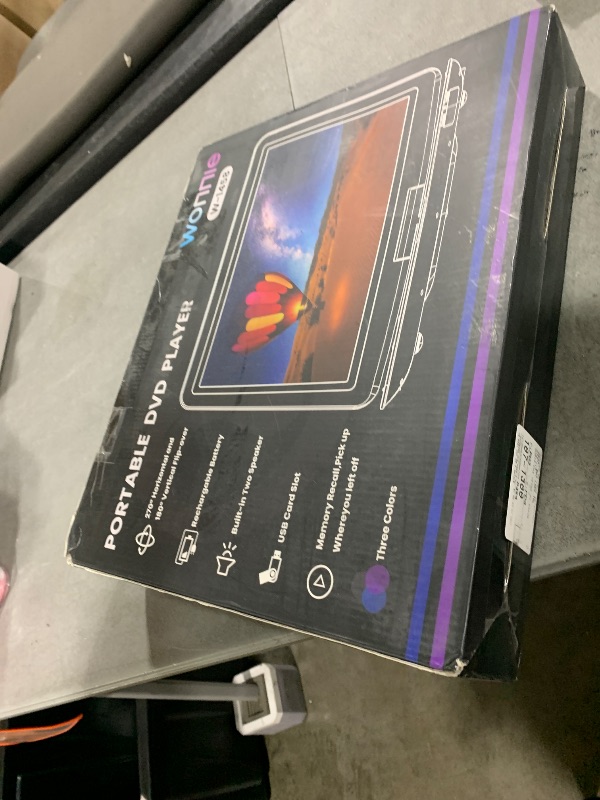 Photo 1 of WONNIE 17.9" Portable DVD Player with 15.4" Large HD Swivel Screen, 6 Hours Rechargeable Battery, DVD Player Portable Support MP4, MKV Video & USB/SD Card/Sync TV, High Volume Speaker, All Regions 