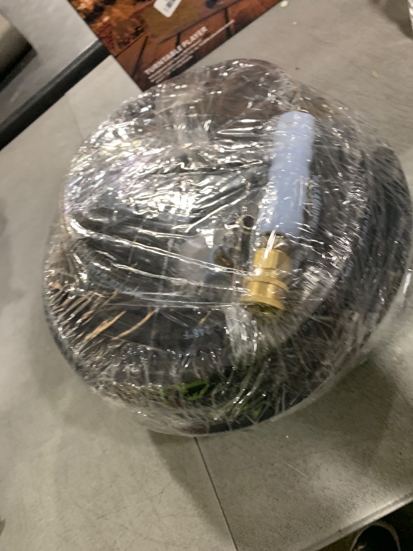 Photo 1 of TechSweepPro 3/8" 4800PSI Pressure Washer Hose 75FT with Swivel Quick Connect for Cold/Hot Water Max 248°F, Kink Resistant Steel Wire Braided, Wear Resistant Power Washer Hose with M22 14mm Adapter