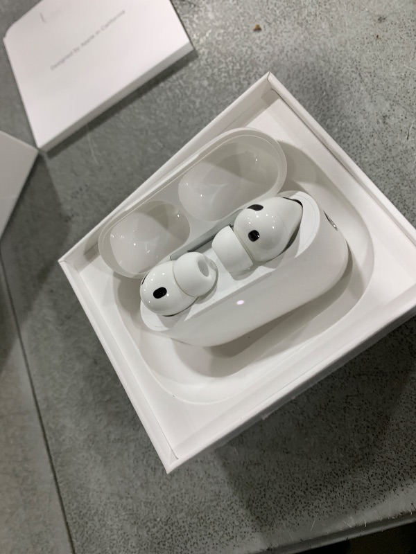 Photo 1 of Apple AirPods Pro 3 Wireless Earbuds, Active Noise Cancellation, Live Translation, Heart Rate Sensing, Hearing Aid Feature, Bluetooth Headphones, Spatial Audio, High-Fidelity Sound, USB-C Charging