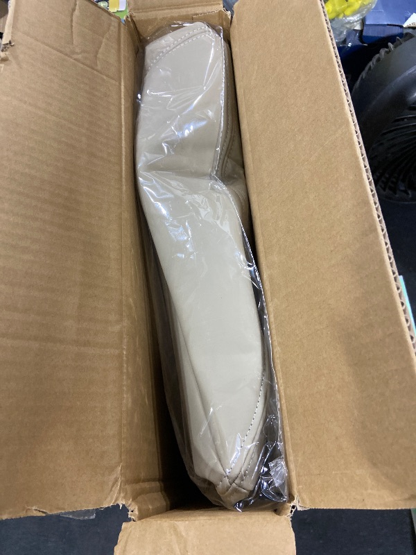 Photo 1 of munirater Car Tan Bottom Seat Cover Front Driver Side Synthetic Leather Replacement for 1997-2002 Expedition XLT Bauer