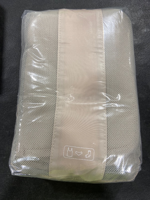 Photo 1 of 10 Set Compression Packing Cubes for Travel Gifts Women Mom,OlarHike Luggage Clothes Organizer for Travelers,Airplane/Cruise/Car/Train Travel Essentials,Compressible Expandable Saver Space Bags(Beige)