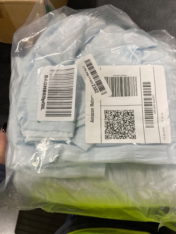 Photo 1 of JELLYMONI Baby Blue Duvet Cover Twin Size, 3pcs Washed Microfiber Bedding Set, Soft Breathable Seersucker Duvet Cover Set with Zipper Closure and Corner Ties for All Seasons