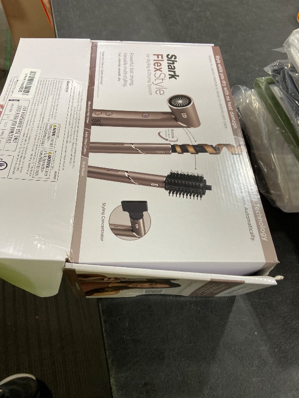 Photo 1 of Shark FlexStyle Air Styling & Drying System, Powerful Hair Blow Dryer & Multi-Styler with Auto-Wrap Curlers, Oval Brush, Concentrator Attachment, Mocha, HD431BR