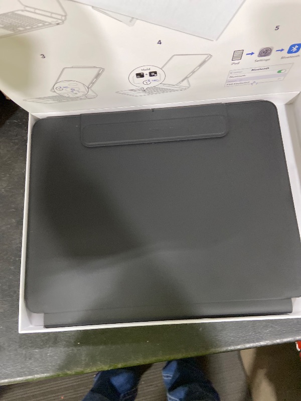 Photo 1 of ESR iPad Pro 12.9 Case with Keyboard, Easy-Set Magnetic Stand, Portrait/Raised Modes for iPad iPad Pro 12.9(6th/5th/5th/3rd), Removable Protective Case, Rebound 360 Series, Black