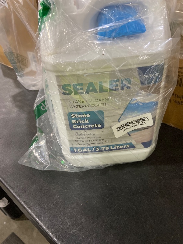 Photo 1 of 1 Gallon Bricks & Exterior Surfaces, All Purpose Concrete Sealer, Long-Lasting Stone Sealer for All Weather Protection, Penetrating Water Repellent Protection for Driveways, Patio, Pavers, Floor