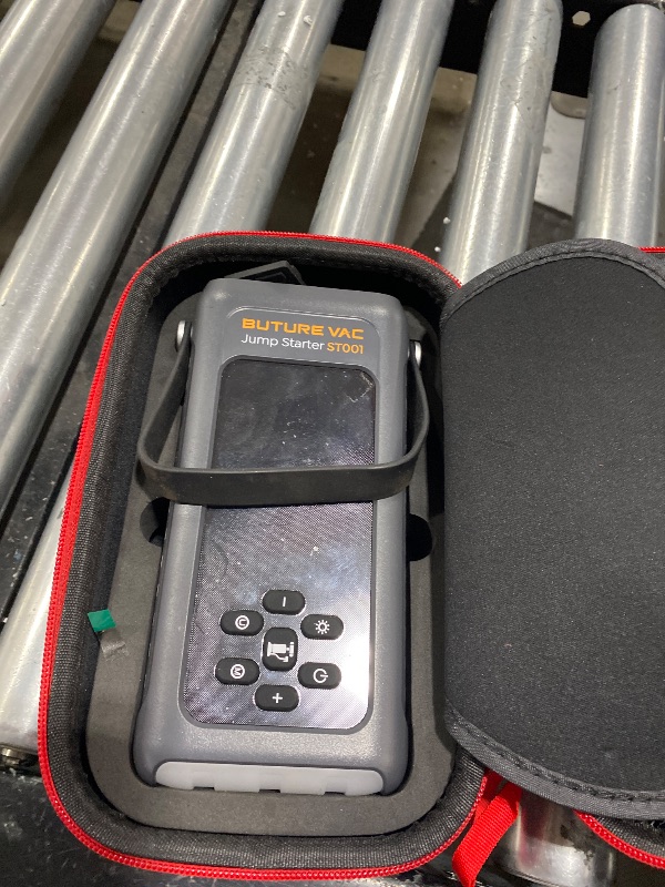 Photo 1 of Car Battery Jump Starter with Air Compressor 4500A 150PSI, All-in-1 Jump Box (9L Gas and 8L Diesel) Jumper Starter Portable Jumper Pack Battery Charger with Jumper Cables, Gloves, Lights