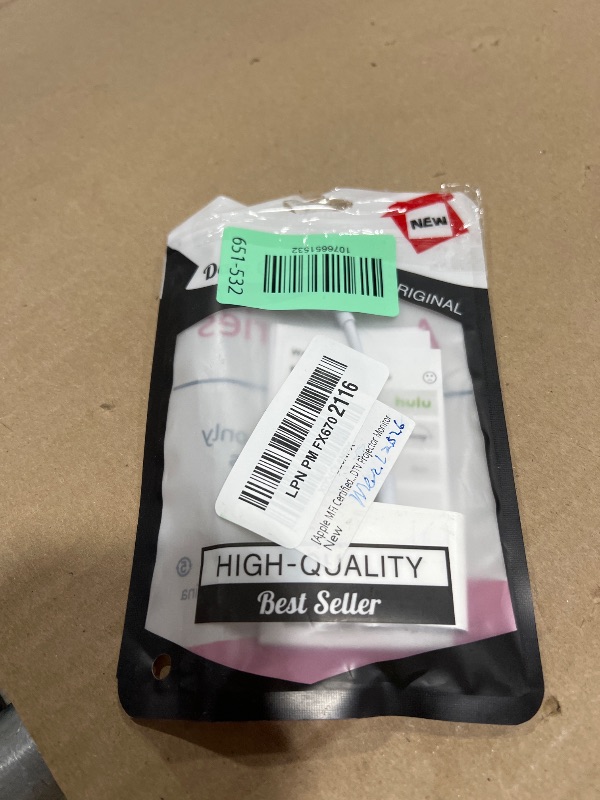 Photo 1 of [Apple MFi Certified] Apple Lightning to HDMI Adapter for iPhone to TV, 1080P Digital AV Adapter Sync Screen Connector Cable Compatible for iPhone 14 13 12 11 XS XR X 8 iPad to HDTV Projector Monitor