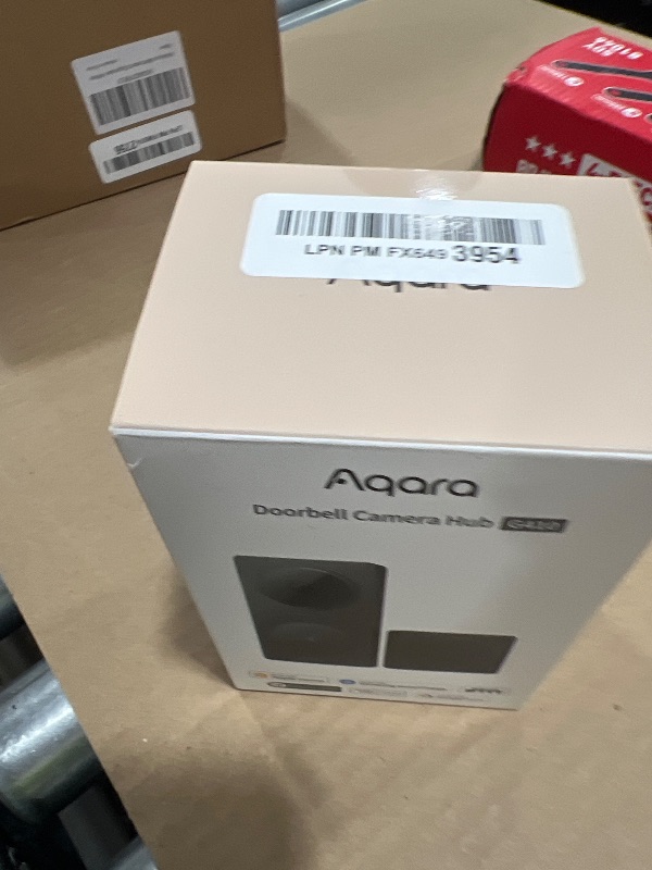 Photo 1 of Aqara Smart Doorbell Camera G410 with Chime, 2K, HomeKit Secure Video, 2-Way Audio, Built-in Matter Hub, Wireless/Wired, Supports Apple Home, Alexa, Google, Home Assistant, 2.4G/5GHz Wi-Fi, Black