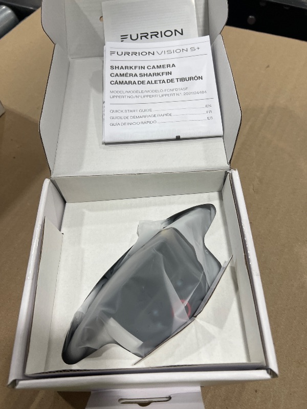 Photo 1 of Furrion Vision S+ RV Backup Camera System – Sharkfin Wireless Camera, 1080p HD, 140° Wide-Angle, Infrared Night Vision, Motion Detection, Waterproof, Monitor Not Included – FCNFDTASF