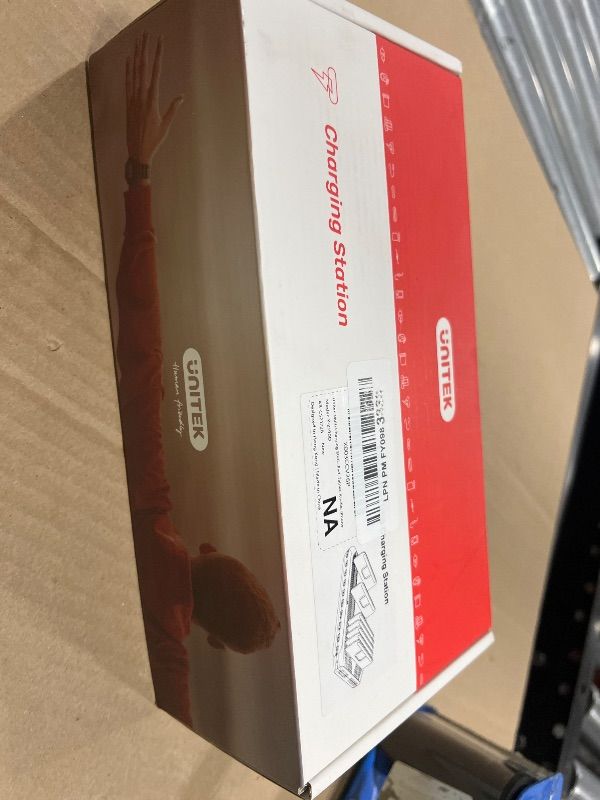 Photo 1 of Unitek Multi Charging Station, 10-Port USB Charger for Multiple Device with SmartIC Tech and Adjustable Dividers, Organizer Stand Compatible with iPad, Tablet, Kindle, iPhone