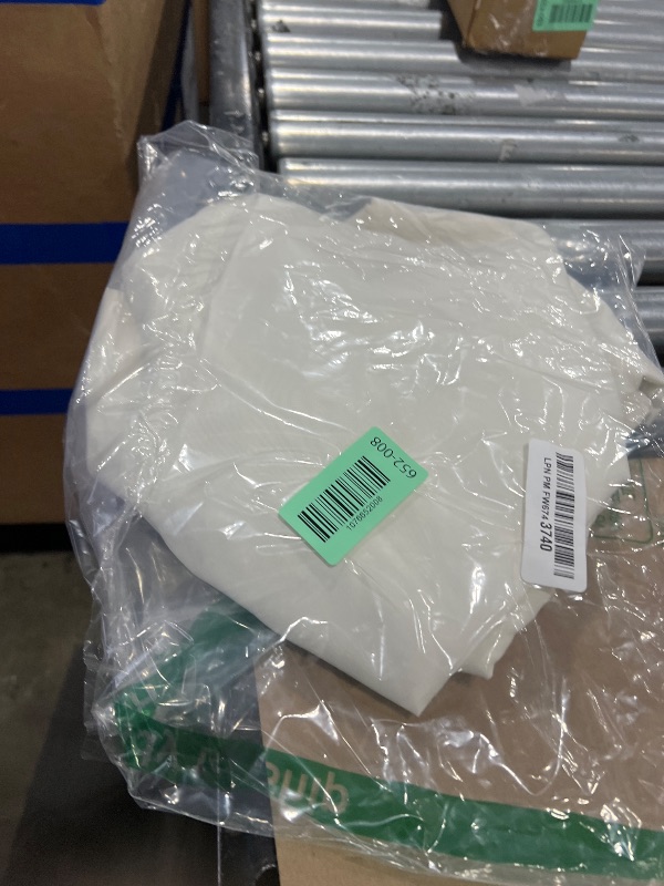 Photo 1 of FRESH IDEAS Ruffled Bed Pillow Shams with Embroidered Eyelet Detail, King, Ivory, 2-Pack