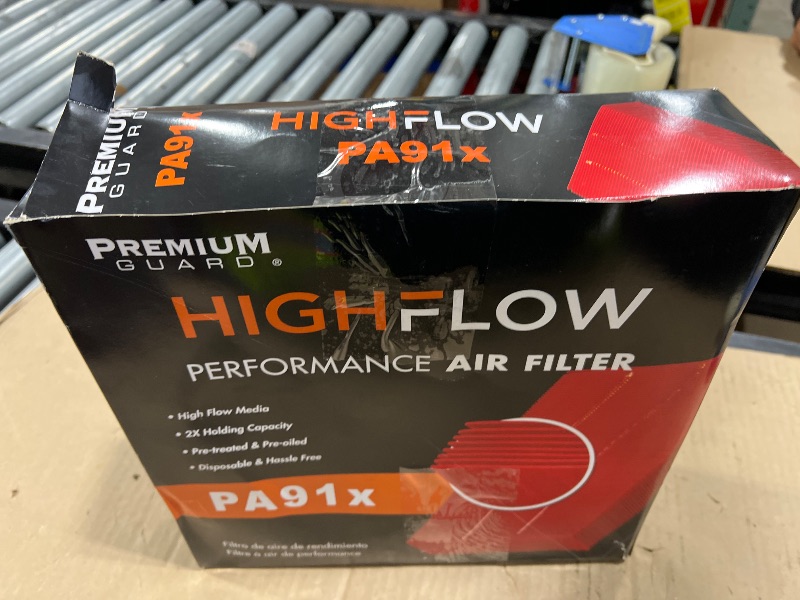 Photo 1 of HIGHFLOW PA91X, High Performance, Pre-Oiled Disposable Engine Air Filter| Fits 2002-68 various models of Chevrolet, GMC, Oldsmobile, Cadillac, Isuzu, Buick, Pontiac