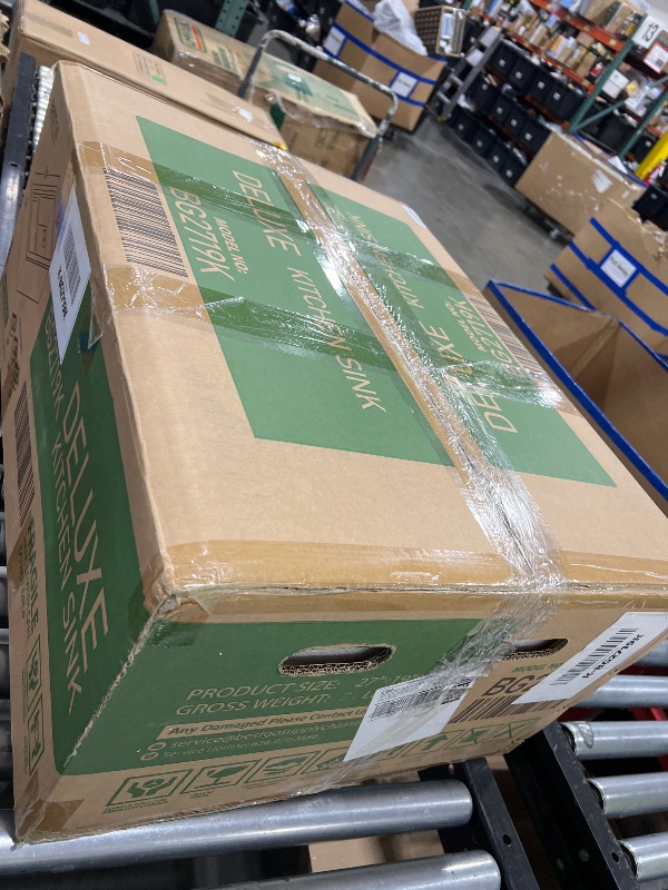 Photo 1 of Granite Composite Kitchen Sink with Workstation 27 x19 Single Bowl Drop-In Sink Matte White Deep Modern Undermount Farmhouse Kitchen Sink with Accessory Kit