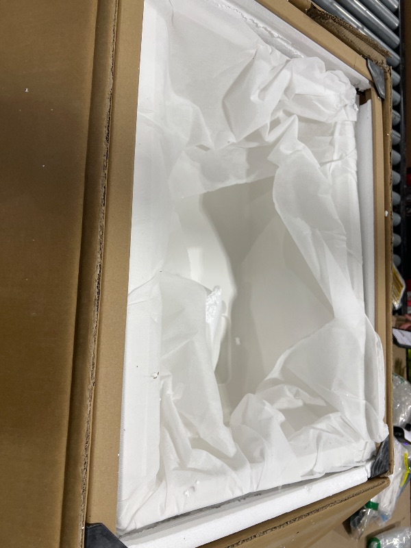 Photo 1 of Granite Composite Kitchen Sink with Workstation 27 x19 Single Bowl Drop-In Sink Matte White Deep Modern Undermount Farmhouse Kitchen Sink with Accessory Kit