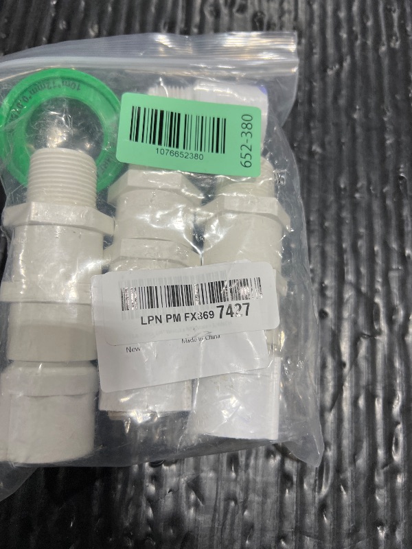 Photo 1 of 10 Pack 3/4 inch NPT Male Thread PVC Pipe Fitting Adapter Connector, 3/4 inch PVC Pipe Fitting for Sch40 PVC Pipe, Pipe Connectors for Plumbing Water Line, Socket x NPT Male