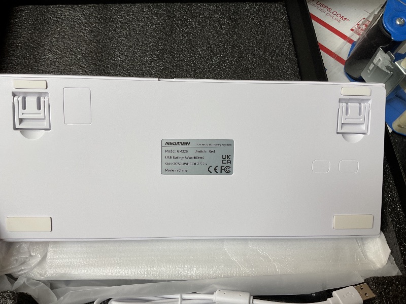 Photo 2 of LEMOKEY P1 HE 75% Wireless Custom Mechanical Gaming Keyboard with Gateron Double-Rail Magnetic Switches Knob Version, QMK 2.4 GHz Bluetooth 5.2 RGB Backlight Compatible with Mac Windows Linux-White