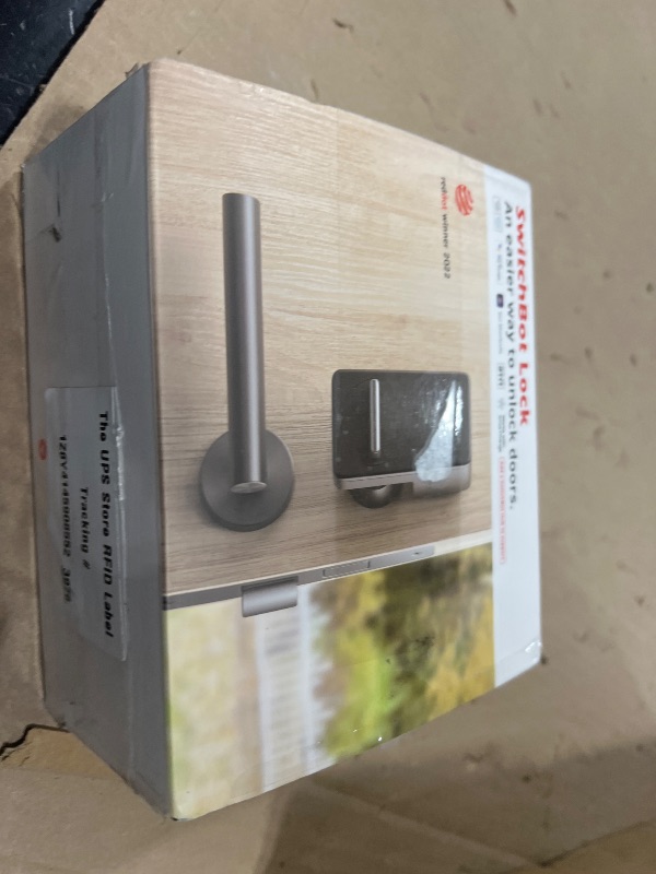 Photo 1 of SwitchBot Smart Lock, Bluetooth Electronic Deadbolt Keyless Entry Door Lock for Front Door, Compatible with WiFi Bridge (Sold Separately), Fits Your Existing for Airbnbs Vacation Rentals