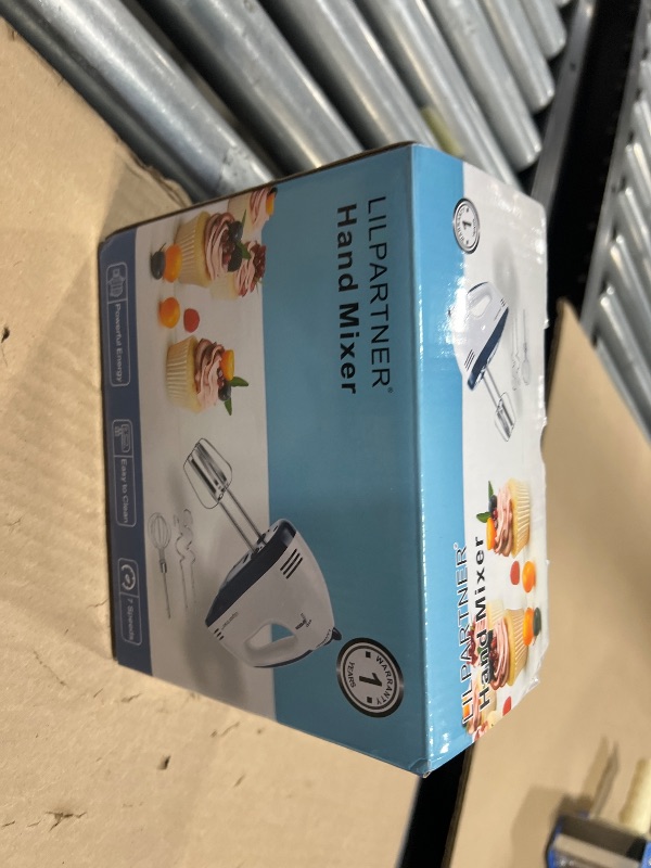 Photo 1 of LILPARTNER Hand Mixer Electric, Ultra Power Kitchen Hand Mixer With 7-Speed & 5 Stainless Steel Accessories for Whipping Dough, Cream, Cake, Dishwasher Safe, Pink