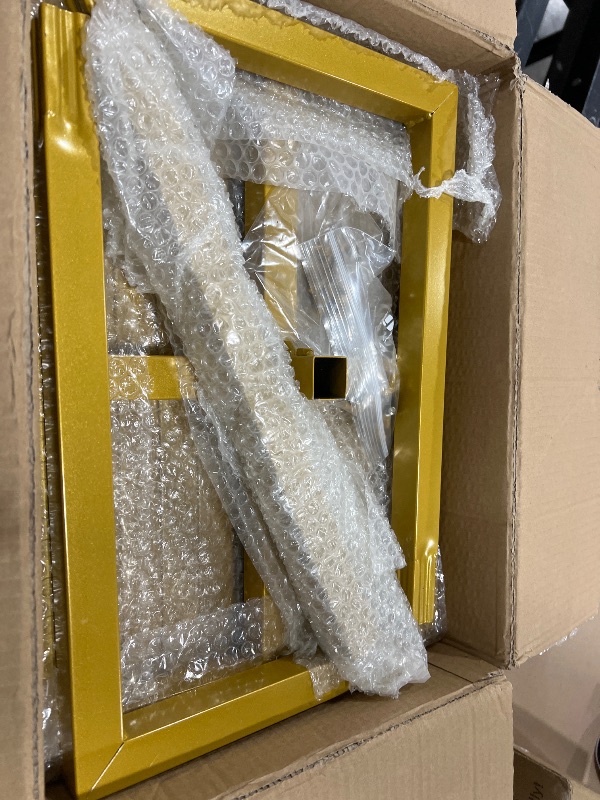 Photo 1 of Fomcet 10FT x 10FT Backdrop Stand Heavy Duty with Base, Gold Portable Adjustable Pipe and Drape Kit, Square Metal Arch Party Frame for Wedding Birthday Parties Banquet Decorations