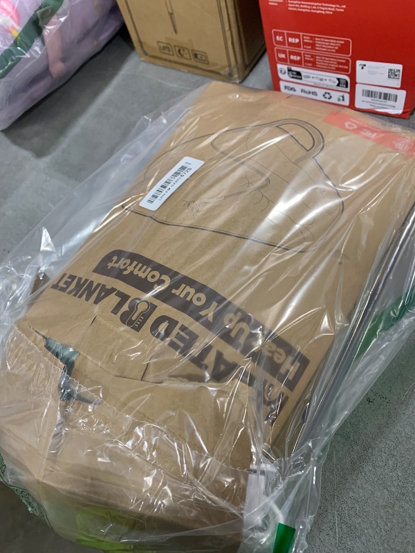 Photo 1 of Heated Blanket Electric Throw Size 50''x60'' with 9 Heating Levels, 1-10 Hour Auto Shut Off, Machine Washable, Flannel & Sherpa Double-Sided Soft Warming Blanket for Couch, Bed, Office - Light Green