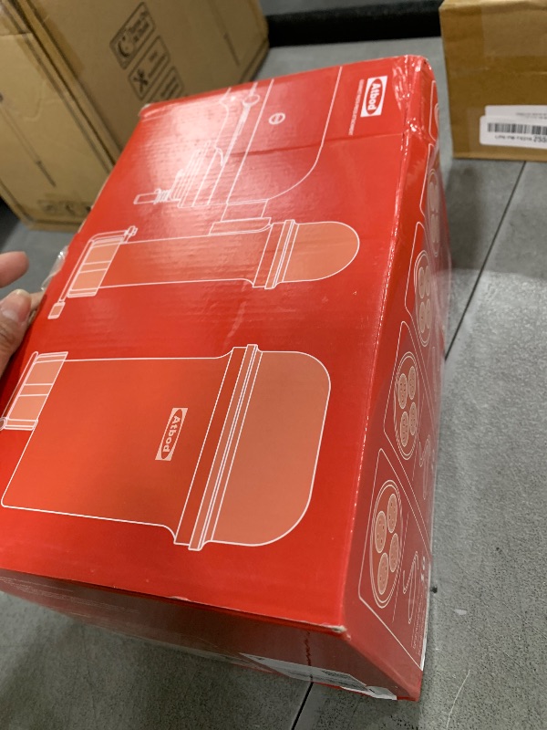 Photo 1 of Metal Gourmet Pasta Press Attachment for Kitchenaid Stand Mixer, Pasta Maker Attachment with 5 Interchangeable Plates, Spaghetti Bucatini Fusilli Large/Small Macaroni