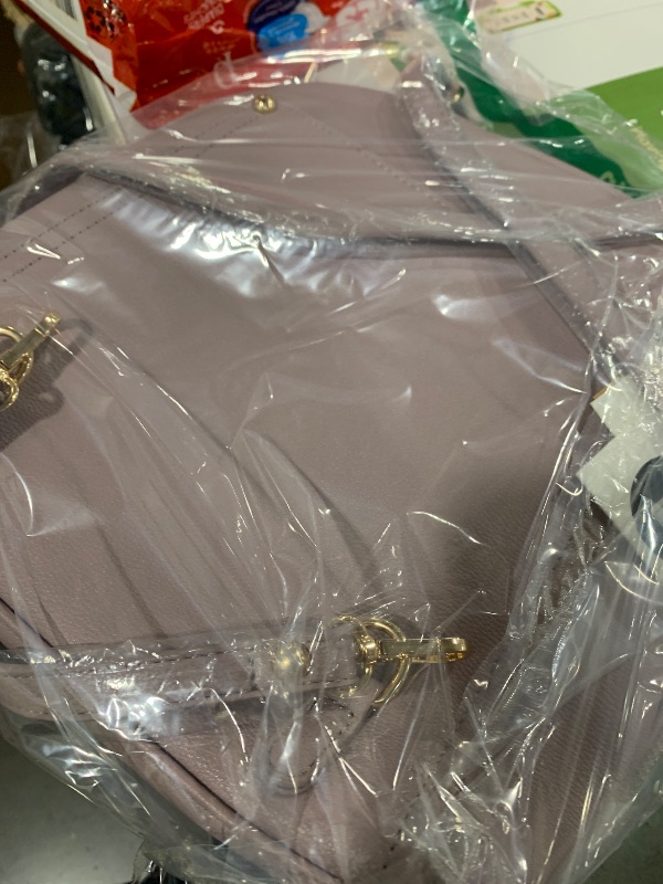 Photo 1 of MMS Brands Miztique The Daisy Convertible Backpack Purse for Women (Lilac) | Soft Vegan Leather Shoulder Strap Bag or Convertible Backpack | 10.5in x 4in x 11.5in |