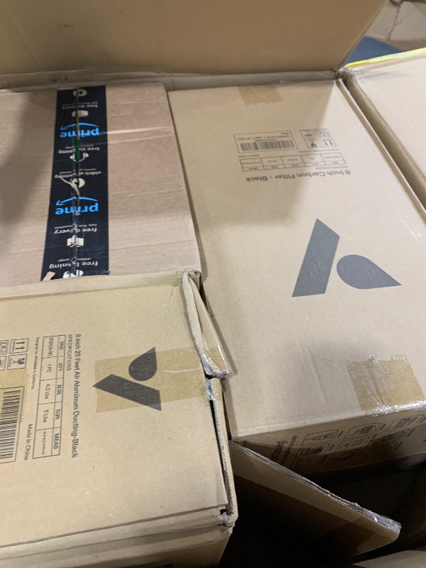 Photo 1 of VIVOSUN Smart Air Filtration PRO Kit 8", AeroZesh T8 Inline Duct Fan with GrowHub E42A+, Temperature Humidity Controller, Carbon Filter & Ducting Ventilation System for Grow Tent, Hydroponics