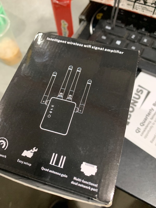 Photo 1 of WiFi Extender,WiFi Extender Signal Booster for for Home & Outdoor,Device Servers Covers Up to 6000 Sq. ft and 35 Devices,Internet Booster